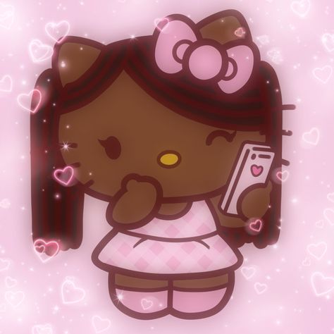 Indian Hello Kitty, Afro Hello Kitty, Hello Kitty Pfp Black, Cosplay Guy, Black Hello Kitty, Cheap Cosplay, Hello Kitty Imagenes, Hello Kitty Wallpaper Hd, Hello Kitty Y2k