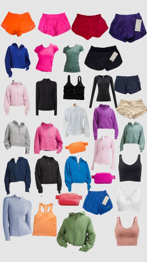 Preppy Lululemon Items, Preppy Lululemon Outfits Summer, Preppy Outfits For School Lululemon, Preppy Outfits Lululemon, Preppy Lululemon Outfits, Preppy Essentials, Lululemon Collection, Preppy Wardrobe, Lulu Outfits