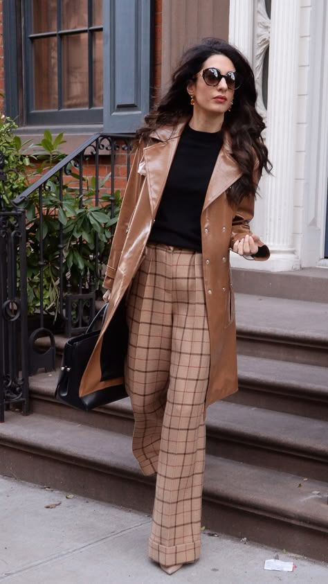 Winter Office Outfits, Amal Clooney Style, Amal Alamuddin, Amal Clooney, George Clooney, Business Outfit, Celebrity Street Style, Looks Chic, Work Style