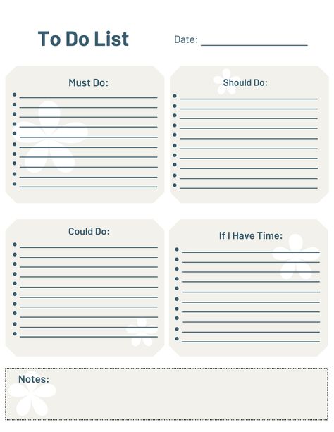 This to do list is an absolute life saver when it comes to organizing and prioritizing everyday tasks! To Do List Priority, To Do List Organization, Master To Do List, List Organization, To Do List Weekly, To Do List Daily, Weekly To Do List, Printable To Do List, To Do List Printable