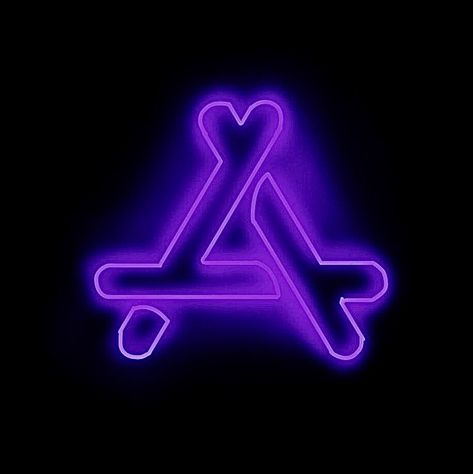 purple aesthetic app store app icon neon Cool App Icons Neon, Icon Design Purple Neon, Neon Purple App Icons Aesthetic, Purple App Store Icon, Neon Purple And Black App Icons, Neon Purple Phone Icon, Neon Apps Icon, Purple Icons Neon, App Store Logo