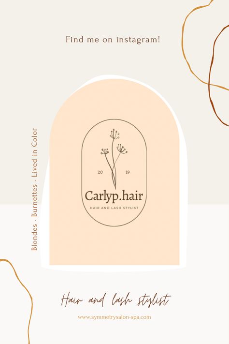 Hairstylist Instagram Names, Lived In Color, Bridal Stylist, Hairstylist Quotes, Hair Stylist Logo, Instagram Names, Brand Stylist, Salon Ideas, Hair Stylist Life