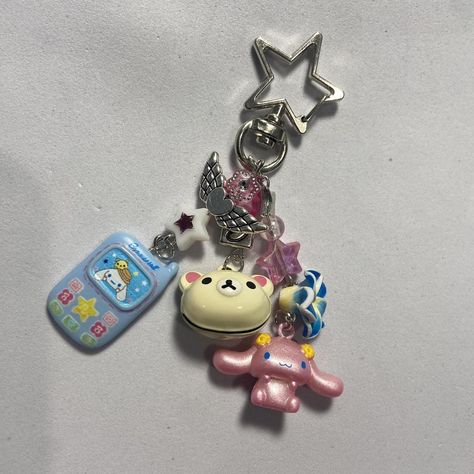 ☆ gyaru star clip ☆
~
cinnamoroll phone charm +... - Depop Gyaru Keychain, Blue Hibiscus Flower, Agejo Gyaru, Blue Hibiscus, Star Beads, Yokai Watch, Japanese Aesthetic, Hibiscus Flower, J Fashion