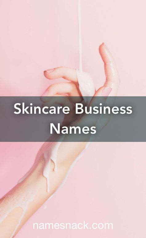 Name Skincare Idea, Skincare Account Name Ideas, Aesthetician Business Name Ideas, Organic Skin Care Business Names Ideas, Skincare Page Name Ideas, Logo For Skincare Business, Skincare Brand Names Ideas, Skin Care Brand Logo Ideas, Beauty Products Name Ideas