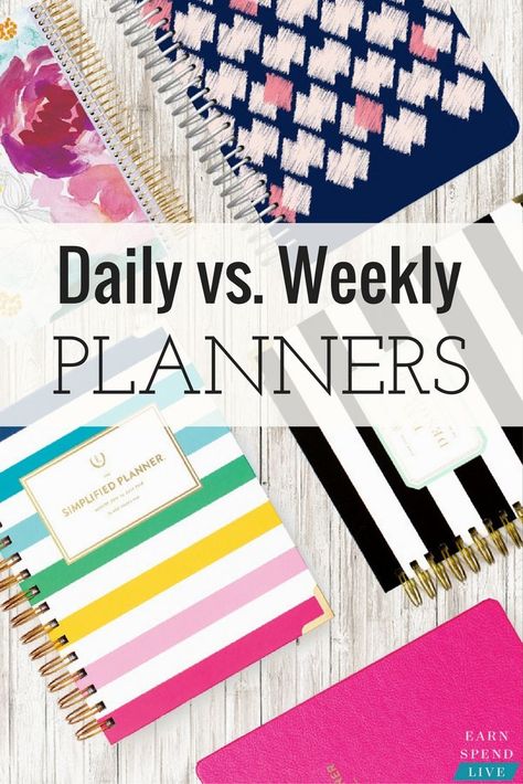 When you’re looking for a planner, the first step is deciding what kind of planner you need- a weekly or daily planner. Here’s a rundown of the main differences between the two so you can make the best choice. Weekly Vs Daily Planner, Digital Planner Organization, Digital Planner Business, Day Designer Planner, Planner For Moms, Planner Ideas Digital, Daily Work Planner, Simplified Planner, Digital Planner Ideas