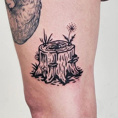 Ruth Callaway on Instagram: “Thank you Kelsey!” Stump Tattoo, Triangle Tattoo, Thank You, Tattoos, On Instagram, Instagram