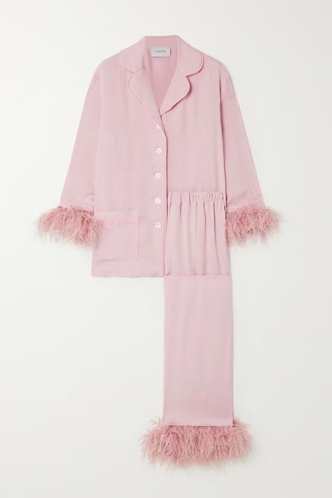 Cute Pjs, Pink Pajamas, Pink Feathers, Gwyneth Paltrow, Pink Shirt, Angelina Jolie, Lingerie Sleepwear, Halle, Strappy Sandals