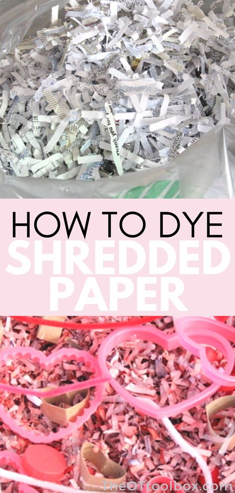 Paper Sensory Bin, Recycled Paper Crafts, Play For Kids, Paper Shredder, Gift Bags Diy, Diy Gift Baskets, Paper Mache Crafts, How To Age Paper, Shredded Paper