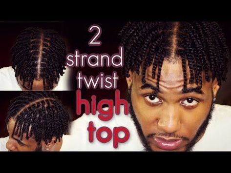 💋2 Strand Twist High Top - YouTube | Twist hair men, Twist braid hairstyles, Hair twist styles 2 Strand Twist Short Hair Men, Two Strand Twist High Top Fade, 2 Strand Twist Men High Top, Male 2 Strand Twist, Middle Part Two Strand Twist, High Top Twists Men Hair, Mens 2 Strand Twists Hairstyles, Two Strand Twist Men Fade, Two Strand Twists Black Men Hair