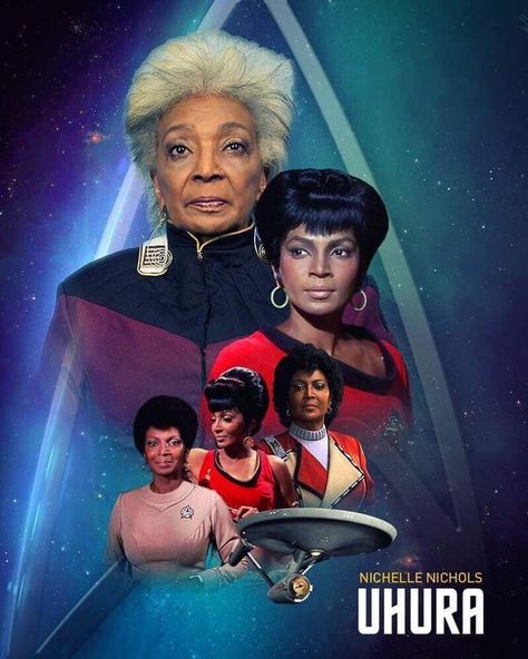 Star Trek Uhura, Star Trek: Voyager, Star Trek: Enterprise, Star Trek Actors, Star Trek Crew, Star Trek Wallpaper, Fictional Heroes, Star Trek Poster, Iconic People