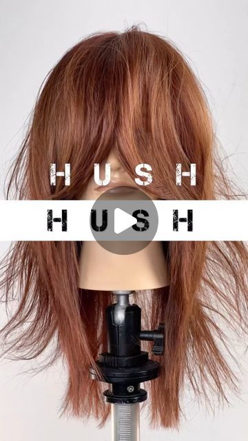 Back Of Shag Haircut, The Wrap Haircut, Free Bird Mullet Women, Angle To Frame Face Haircut, Diy Hush Cut, Hush Cut Tutorial, Long Haircut Fine Hair, How To Cut Choppy Layers, Long Length Haircut For Fine Hair