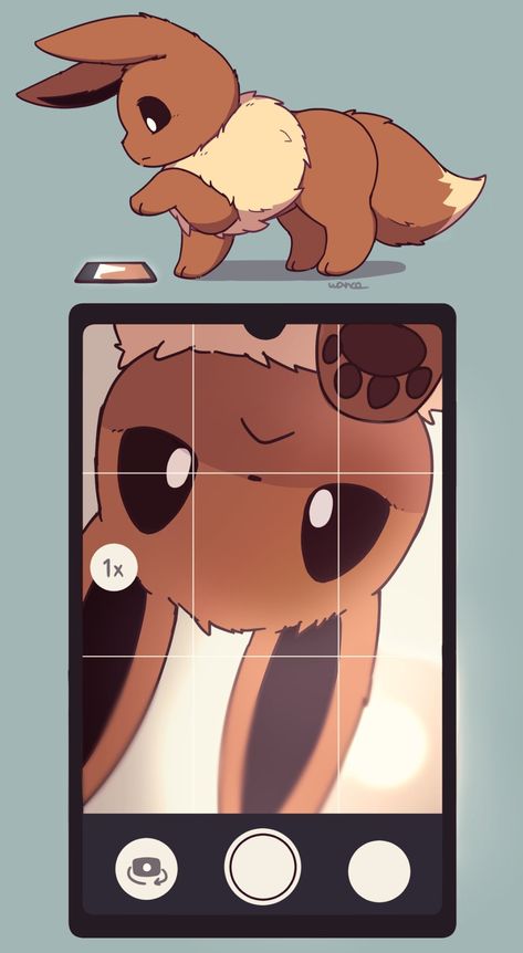 Eevee Cute, Pokemon Eevee Evolutions, Pokemon Fusion Art, Pokemon Eeveelutions, Cute Pokemon Pictures, Eevee Evolutions, Pokemon Wallpaper, Pokemon Eevee, Cute Animal Drawings Kawaii