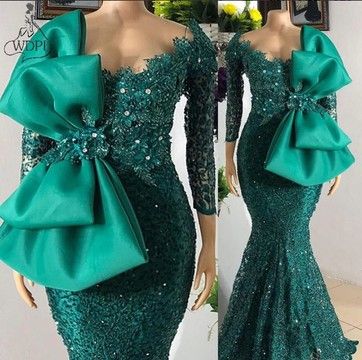 fatimajimoh81 online shop - Afrikrea Dark Green Prom Dresses, Lace Evening Dress Long, African Mermaid, Evening Dress Beaded, Lace Prom Dresses, Green Evening Dress, One Shoulder Prom Dress, African Prom Dresses, Sewing Wedding Dress