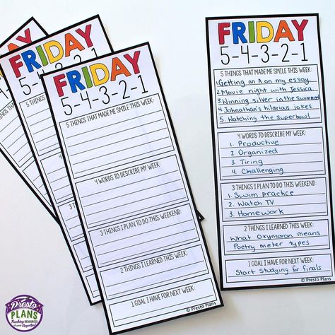 506 Likes, 20 Comments - Presto Plans (@prestoplans) on Instagram: “Bring a bit of positivity into your classroom tomorrow with this free resource called Friday…” Exit Slips, Pink Lounge, Responsive Classroom, 5th Grade Classroom, Classroom Behavior, Classroom Community, Beginning Of School, Days Of The Week, Classroom Displays