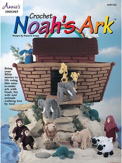 Noahs Ark Crochet, Crochet Noah's Ark, Crochet Bible Characters, Christian Crochet Patterns Free, Scene Crochet, Nativity Crochet, Fancy Crochet, Museum Ideas, Crocheted Toys