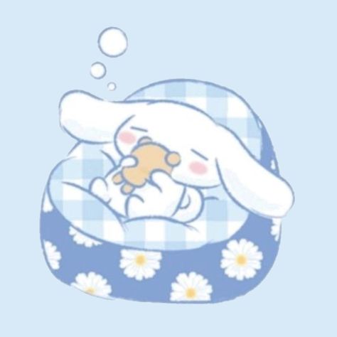 Cinnamoroll Widget, Blue