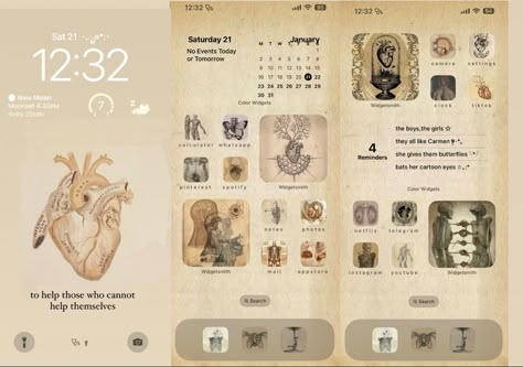 Medicine and surgery ios theme, medicine phone theme, medicine iphone theme ideas, vintage medicine, Vintage Iphone Theme Ideas, Vintage Medicine Aesthetic, Phone Theme Ideas Vintage, Butterfly Phone Theme, Moon Phone Theme, Vintage Phone Theme, Medicine Wallpaper Aesthetic, Surgery Wallpaper, Ipad Theme Ideas Aesthetic