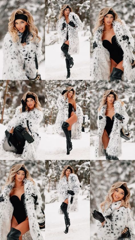 Snow Fashion Photography, Fur Coat Photoshoot, Winter Fashion Photography, Winter Wonderland Outfit, Wonderland Outfit, Slavic Girl, Ski Trip Outfit, New Year Photoshoot, Apres Ski Outfits