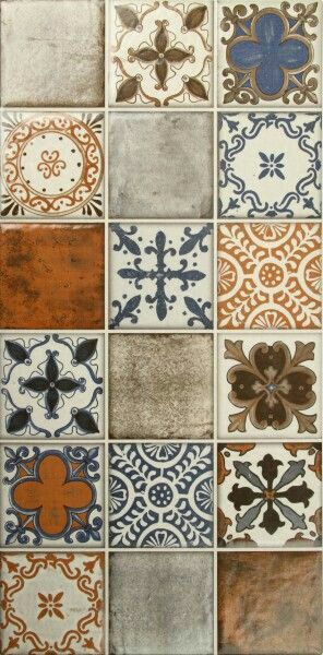 Painting Tile Floors, Patterned Tiles, Antique Flooring, Painted Floor, Vintage Diy, Floor Tile, Tile Patterns, Tile Design, Marrakech