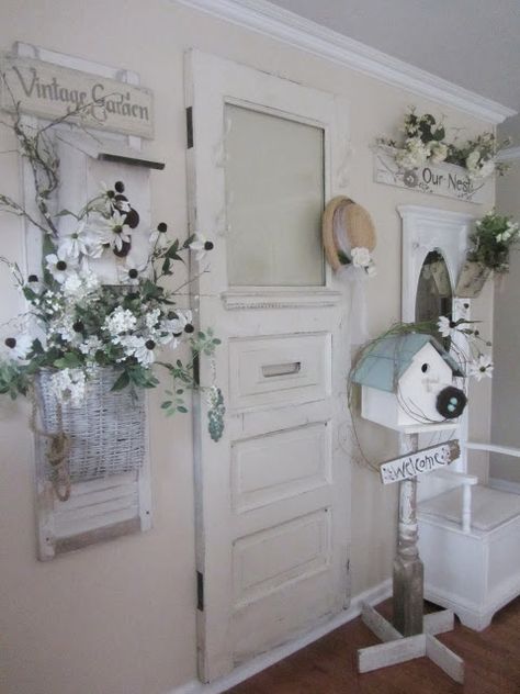 From My Front Porch To Yours: How I Found My Style Sundays- The Fancy Shack Shabby Chic Salon, Junk Chic Cottage, Shabby Chic Background, Shabby Chic Office, Shabby Chic Bedroom Furniture, Shabby Chic Vanity, Shabby Chic Wallpaper, Shabby Chic Sofa, Shabby Chic Nursery