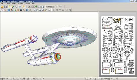 Papercraft - Star Trek: Origina Enterprise | Papercraft4u | Free Papercrafts, Paper Toys, Paper Models, Gratis Enterprise Model, Stark Trek, Ncc 1701, Uss Enterprise Ncc 1701, Uss Enterprise Star Trek, Enterprise Ncc 1701, Star Trek Art, Mermaid Tattoo, Paper Toy