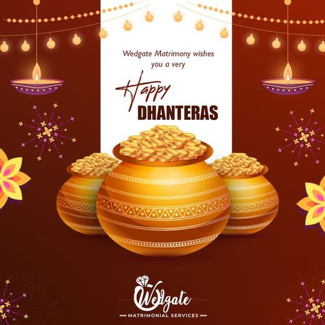 Dear Goddess Lakshmi! Bless the recipient of this message with thirteen times Dhan on Dhanteras. Happy Dhanteras 🎉🎉 Happy Dhanteras Video, Dhanteras Creative, Matrimonial Services, Happy Dhanteras, Goddess Lakshmi, Indian Festivals, Creative Ads, Paper Lamp, Background Design