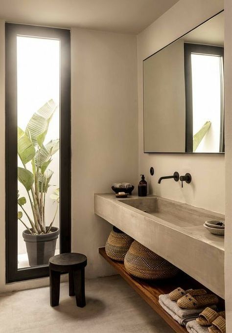 Iconic Bathroom, Casa Cook Hotel, تصميم دورة مياه, Design Interior Baie, Sink Mirror, Casa Cook, Natural Home Decor, Design Case, Bathroom Inspiration