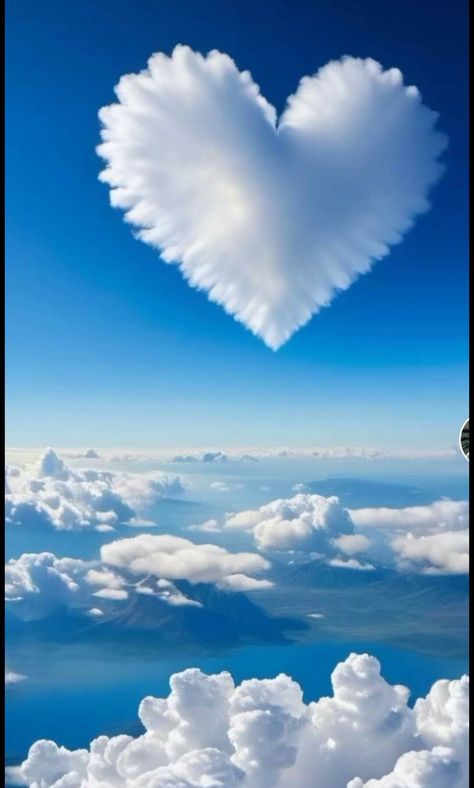 Love You Clouds, I Love You Clouds, Cloud Heart, Best Fb Profile Pic, Heart Cloud, Photoshop Backgrounds Backdrops, Iphone Wallpaper Lights, Galaxy Wallpaper Iphone, Sunflower Pictures