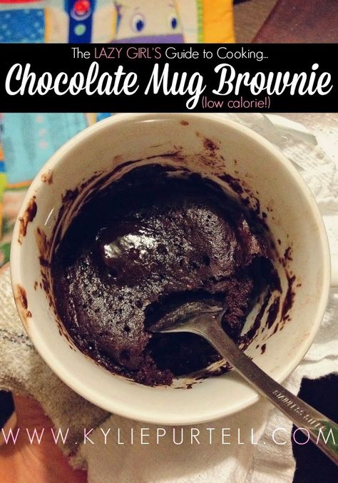 Low Cal Brownie In A Mug, Chocolate Brownie In A Mug, Mug Brownie, Mug Food, Low Carb Low Calorie, Low Calorie Chocolate, Brownie In A Mug, Brownie Cups, Mug Cakes