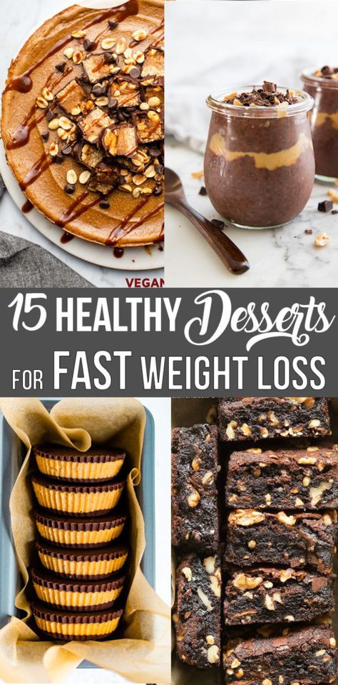 15 Healthy Desserts for Fast Weight Loss | Nikki's Plate Smoothies Vegan, Baking Soda Beauty Uses, Healthy Vegan Desserts, Best Fat Burning Foods, Dessert Aux Fruits, Fat Burning Foods, Healthy Dessert Recipes, Foods To Eat, Best Diets