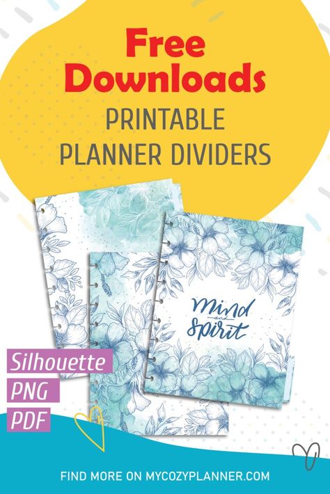 Free Planner Dividers for The Happy Planner Classic Free Printable Planner Dividers, Happy Planner Punch, Fitness Planner Free, Free Calendars, Happy Planner Printables, Aesthetic Planner, Free Printable Planner, Planner Tabs, Happy Planner Classic