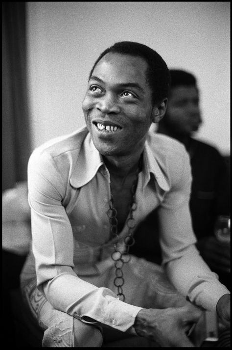 Fela Kuti. If you have a moment, check out "Fela Soul".... a mix-up between Fela & De La Soul. Hugh Masekela, Fela Kuti, Living In Amsterdam, Black Presidents, African Music, Afro Art, Black Power, A Team, A Man