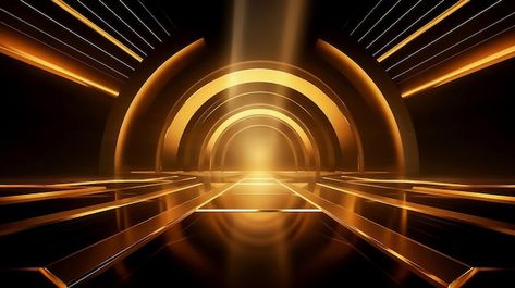 Award Background Design, Event Banner Design, Gold Futuristic, Gold Black Background, Bg Texture, Award Logo, Award Background, Casino Background, Luxury Graphic Design