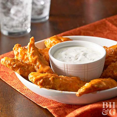 Fried Chicken Tenders | Bring the delicious flavor of Fried Chicken Tenders to your dinner table tonight with our Friend Chicken tenders recipe. These handcrafted chicken tenders are complemented by the homemade creamy Parmesan dressing, making it a truly tasty dish. Friend Chicken Tenders, Creamy Parmesan Dressing, Chicken Lips, Breaded Chicken Strips, Air Fried Chicken Tenders, Chicken Tenders Recipe, Fried Chicken Tenders, Crispy Chicken Tenders, Dry Bread