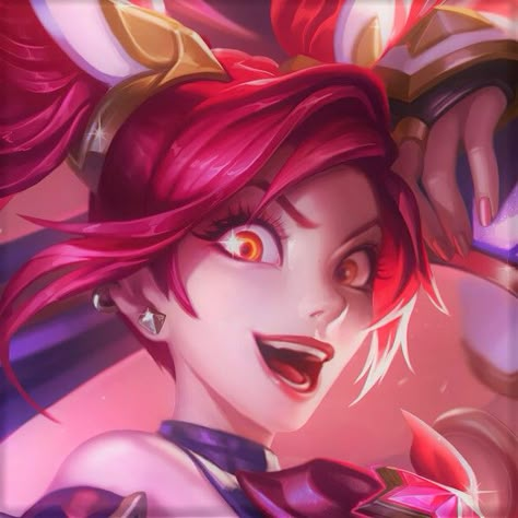 Star Guardian Jinx, League Of Legends Universe, Gaming Pfp, League Of Legends Icons, Evelynn League Of Legends, League Of Legends Poster, Champions League Of Legends, Lol Champions, Japanese Pop Art