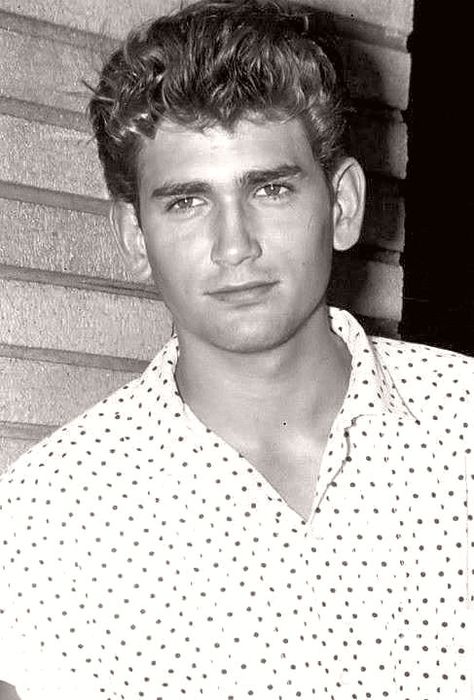 Now that's Handsome! Gary Grant Handsome!He is So Handsome! Michael Landon in high school years Melissa Gilbert, Michael Landon, Young Celebrities, Laura Ingalls Wilder, High School Years, Laura Ingalls, Actrices Hollywood, Film Tv, School Photos