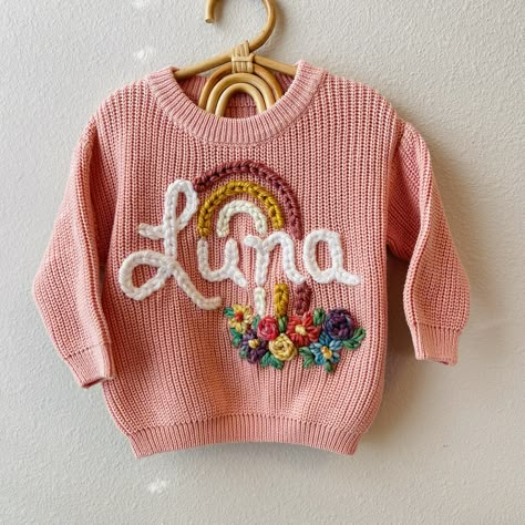 Embroidery sweater diy