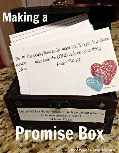 Making a Bible promise box...free Printables                                                                                                                                                                                 More Christian Activities, Christian Crafts, Bible Promises, Bible Time, Prayer Box, Printable Bible Verses, Bible Crafts, Bible Journal, Childrens Church