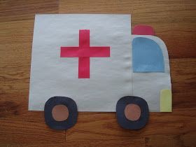 ambulance craft for kids | Crafts and Worksheets for Preschool,Toddler and Kindergarten Ambulance Craft, Community Helpers Art, Preschool Community Helpers Theme, Community Helpers Week, Community Helpers Preschool Crafts, Community Helpers Kindergarten, Community Helpers Crafts, Community Helpers Preschool Activities, Community Helpers Unit