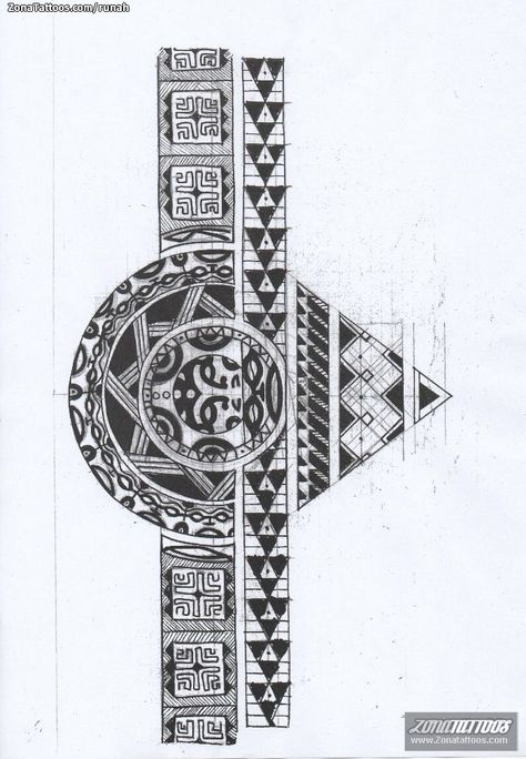 Maori Tattoo Arm, Owl Tattoo Drawings, Mayan Tattoos, Inca Tattoo, Aztec Tattoo Designs, Band Tattoo Designs, Polynesian Tattoo Designs, Armband Tattoo Design, Shiva Tattoo Design