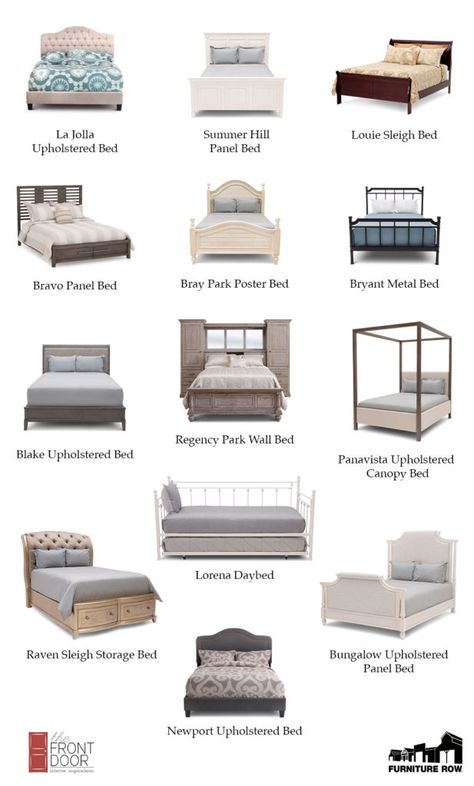 Different Types Of Beds Design, Types Of Bed Frames, Secret Rooms In Houses, Leather Upholstered Bed, Bed Headboard Design, Bathroom Dimensions, Headboard Design, Velvet Upholstered Bed, Spring Refresh