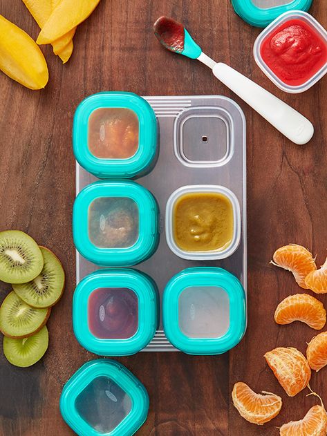 Homemade Baby Food Storage, Easy Baby Food Recipes, Baby Food Containers, Baby Food Storage, Most Nutritious Foods, Nutrition And Dietetics, Homemade Baby Food, Homemade Dinner, Feeding Kids