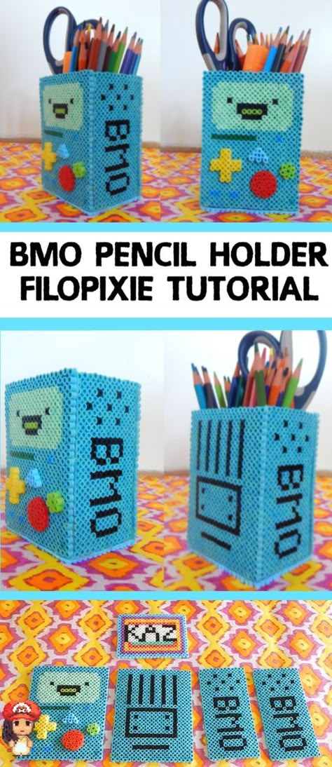 3d Pyssla Ideas, Bmo Perler Beads, Pyssla Ideas 3d, 3d Perler Bead Patterns Tutorials, Hamma Beads Ideas, Easy Perler Bead Patterns, Melty Bead Patterns, Pearl Beads Pattern, Easy Perler Beads Ideas