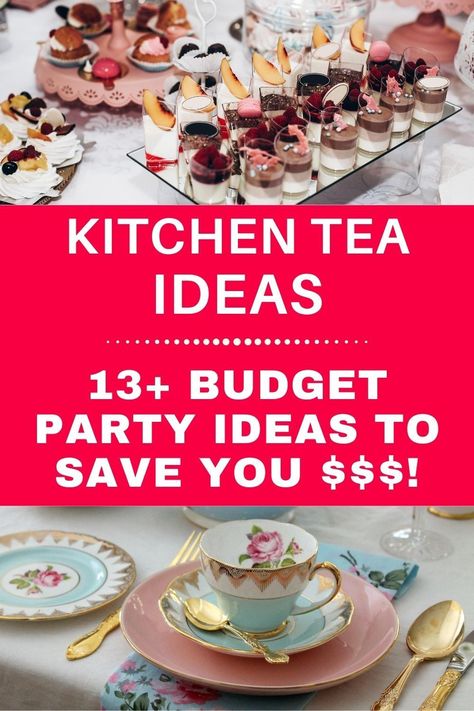 Looking for birthday party, bridal shower, bachelorette party or kitchen tea ideas to save yourself some $$$ (without making your event come across as cheap)? This list of budget party ideas is exactly what you need! With over 13 different ways to save cash, you'll be able to slash your overall event budget in no time! Follow the link below for instant inspiration. Kitchen Tea Ideas Bridal, Budget Party Ideas, 1940s Home Remodel, Kitchen Tea Ideas, Event Budget, Budget Party, Tea Ideas, Hens Party, Party Hacks