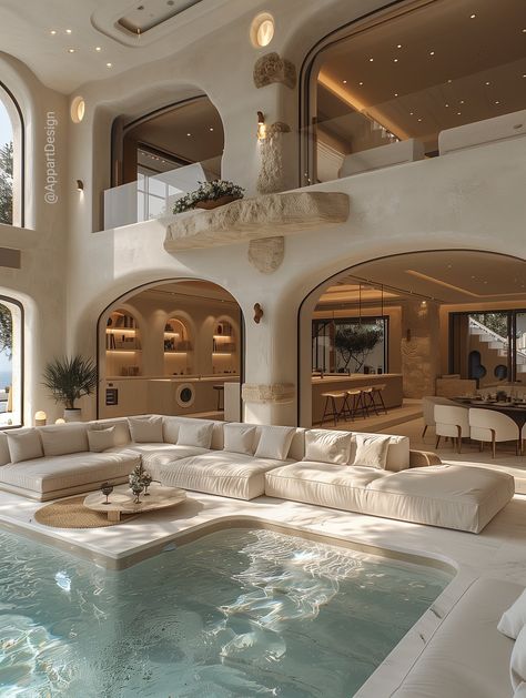 Aesthetic Room Luxury, Modern Fancy House Interior, Dream Interior House, Super Minimalist Home, My Dream Home Interior, Big House Outside, Modern Inside House, Things I Want In My Future House, Rich House Inside