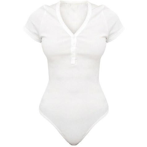 Cream Button Front Short Sleeve Rib Thong Bodysuit (243.540 IDR) ❤ liked on Polyvore featuring intimates and shapewear Fashion Souls, Bodysuit Tops, Comfy Fashion, Short Sleeve Bodysuit, Dope Outfits, Dream Clothes, Runway Fashion, Aesthetic Clothes, Pretty Outfits