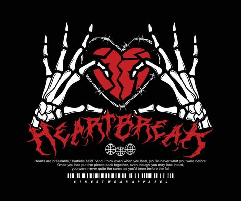 heartbreak vintage graphic design for creative clothing, for streetwear and urban style t-shirts design, hoodies, etc. Clothing Graphic Design, Streetwear Designs, Graphic Shapes Design, T Shirt Logo Design, Creative Clothing, Adobe Illustrator Graphic Design, Clothing Brand Logos, Shirt Logo Design, Print Design Art