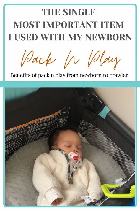 The best baby item I used was our pack n play. My baby was sleeping in it more than a bassinet. It was used more as crib. This is a baby hack for moms to use instead of crib for newborn sleeping in the same room as you. Between naps, changing, and just a few seconds for mommy, the pack n play was worth every penny I spent. These benefits are the reasons why. Pack N Play Bassinet, Newborn Activities, Best Baby Items, Newborn Sleeping, Play Hacks, Baby Sleep Schedule, Baby Playpen, Pack N Play, Pack And Play