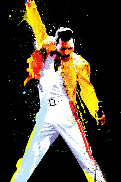 Freddie Mercury, Queen Pop Art, art print - musicmemorabelia - Giclee, Art print home wall decor                                                                                                                                                      Más Queen Pop Art, Graffiti Sketch, Queens Wallpaper, Queen Freddie Mercury, Queen Art, Brian May, Queen Band, Killer Queen, Mötley Crüe