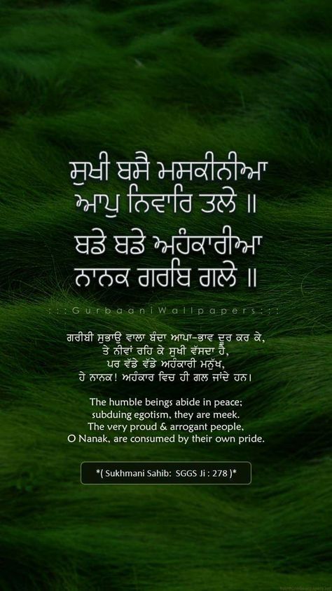 Guru Bani Quotes In Punjabi, Guru Arjan Dev Ji Quotes, Sukhmani Sahib Quotes, Gurbani Wallpapers, Waheguru Quotes, Precious Quotes, Quotes Punjabi, Guru Arjan, Guru Granth Sahib Quotes